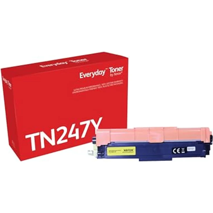 Xerox Everyday Toner TN-247Y (Y), wiederaufbereitet mit geringer CO2-Bilanz, kompatibel mit gängigen Druckermarken, gelb – Bild 1
