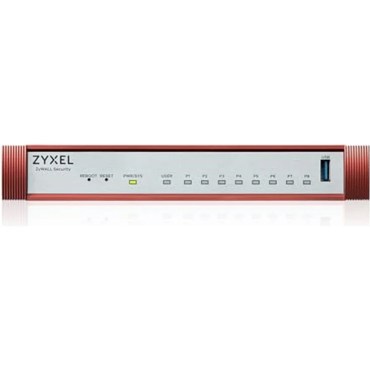 ZYXEL USG FLEX100 H Series, 8 Gigabit User-definable Ports, 1*USB Router in Flexible Gestaltung, schwarz – Bild 2