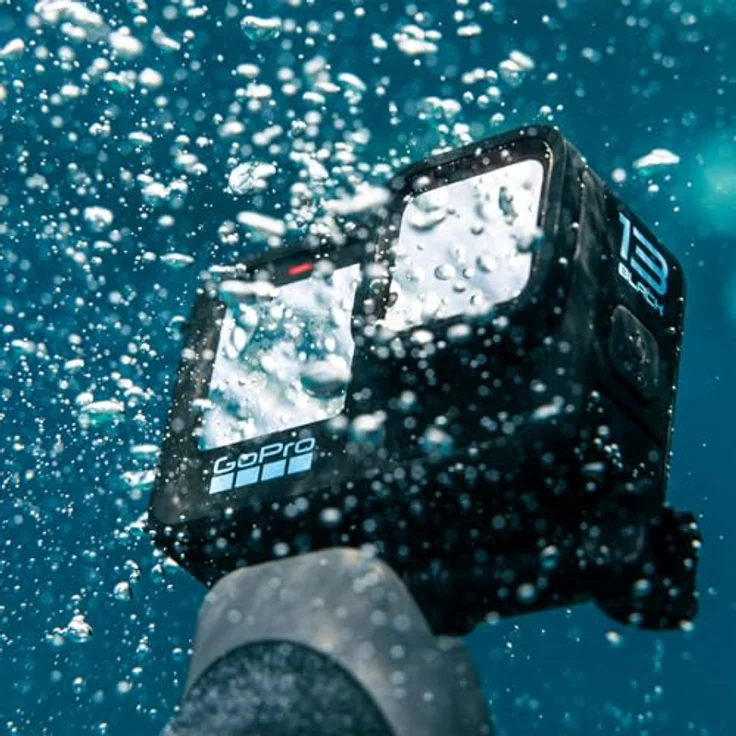 GoPro HERO13 Black – wasserdichte Actionkamera mit 5,3K60-Video, 27MP-Foto + HB-Series-Objektivkompatibilität – Bild 4