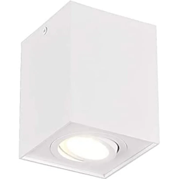Trio Leuchten Deckenleuchte Biscuit 613000131, Weiß matt, schwenkbar, exkl. 1x GU10 – Bild 1