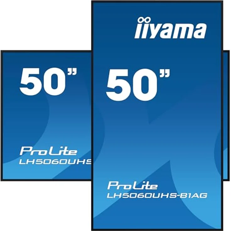 iiyama Prolite LH5060UHS-B1AG 125.7cm 49.5" Digital Signage Display, 4K UHD, Android 11 OS, 24/7 Zuverlässigkeit, schwarz – Bild 4