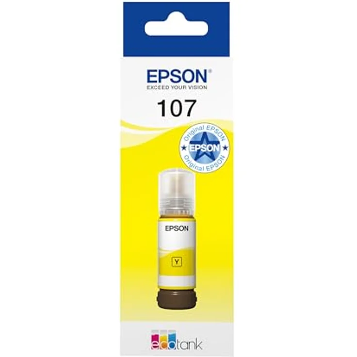 EPSON 107/T09B4, gelbe Tintenflasche mit 70 ml und 7.200 Seiten Druckleistung – Bild 2