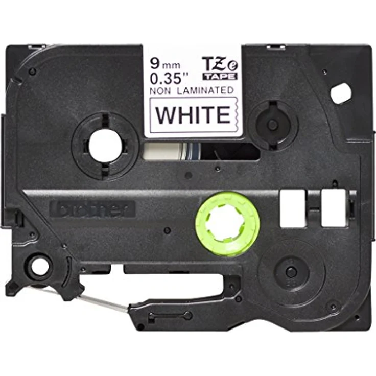 Brother TZEN221 Original P-touch Schriftband TZe-N221 9 mm,schwarzaufweiß(kompatibelu.a.mitBrotherP-touchH100LB/R,-H105,-E100/VP,-D200/BW/VP,-D210/VP)nichtlaminiert Farbe – Bild 3