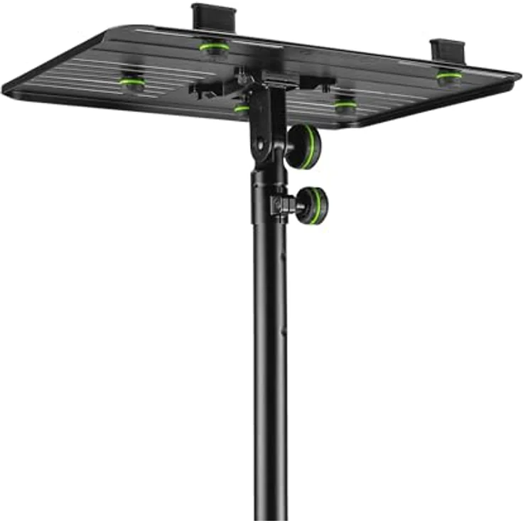 Gravity Laptop-Ständer mit Verstellbaren Haltepins LTS T 01 schwarz, Kompakt und leicht, 180 Grad neigbar – Bild 4