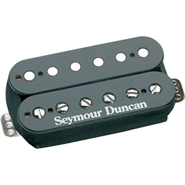 Seymour Duncan Trembucker TB-6 BK, Tonabnehmer für E-Gitarre, hohe Ausgangsleistung, schwarze Keramik-Magnetwicklung, Stegposition, 4-adriges Anschlusskabel – Bild 3