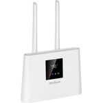 Rebel RB-0702 WLAN-Router, Einzelband (2.4GHz), tragbar, 3G/4G, 150 Mbit/s, 2000 mAh Akku, Weiß