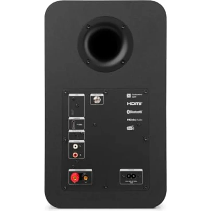Teufel Ultima 25 AKTIV - Aktives Regallautsprecher - Paar mit integriertem AV-Receiver, Dolby Audio, DAB+ und FM Radio, Bluetooth 5.0 aptX, HDMI ARC CEC, Touch Slider - schwarz – Bild 4
