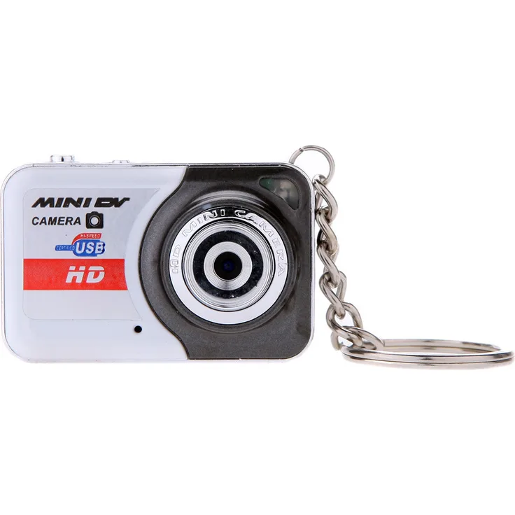 Douself X6 tragbare Mini-Digitalkamera mit hoher Auflösung, Mini-DV-Unterstützung, 32 GB TF-Karte, Schwarz+Weiß