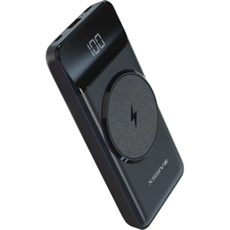 COFI 1453 Wireless Powerbank 10000mAh, PowerCore III 10K kabelloser externer Akku - Schnellladefunktion, Qi-Technologie, 18W USB-C, Schwarz