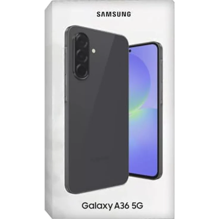 Samsung Galaxy A36 5G 8GB/256GB Schwarz Dual-SIM SM-A366, Schlankes Design mit Premium-Glasrückseite – Bild 2