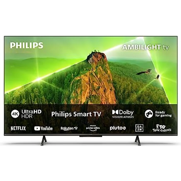 Philips Smart TV | 70PUS8108/12 | 177 cm (70 Zoll) 4K UHD LED Fernseher | 60 Hz | HDR | Dolby Vision | VRR | WiFi | Bluetooth – Bild 1