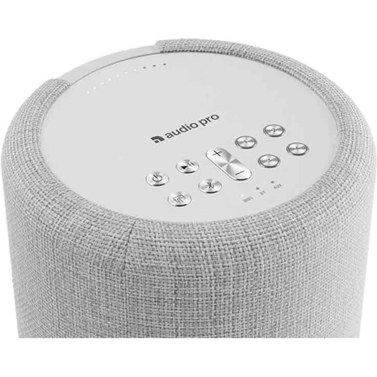 Audio Pro A10 MkII W, Multiroom Streaming-Lautsprecher mit Airplay 2, Bluetooth und Chromecast, grau – Bild 2
