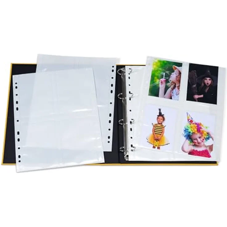 Herma Fotoalbum Fotophan Hülle x 250 (23 x 31 cm) - Weiß, Polypropylen, 250 Stück, für 8 Abzüge 3,5x5" (9x13 cm) – Bild 6