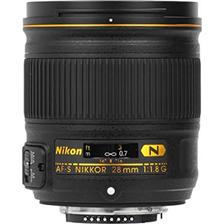 Nikon 2203 AF-S Nikkor 28mm 1:1,8G Objektiv inkl. HB-64 und CL-0915