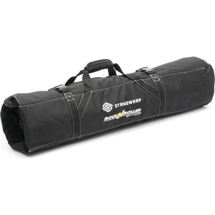 RocknRoller RSA-SWSM, Standwrap 4-pocket Roll-Up Zubehörtasche für Audio Racks, kleine Tasche