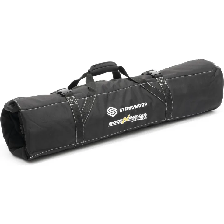 RocknRoller RSA-SWSM, Standwrap 4-pocket Roll-Up Zubehörtasche für Audio Racks, kleine Tasche