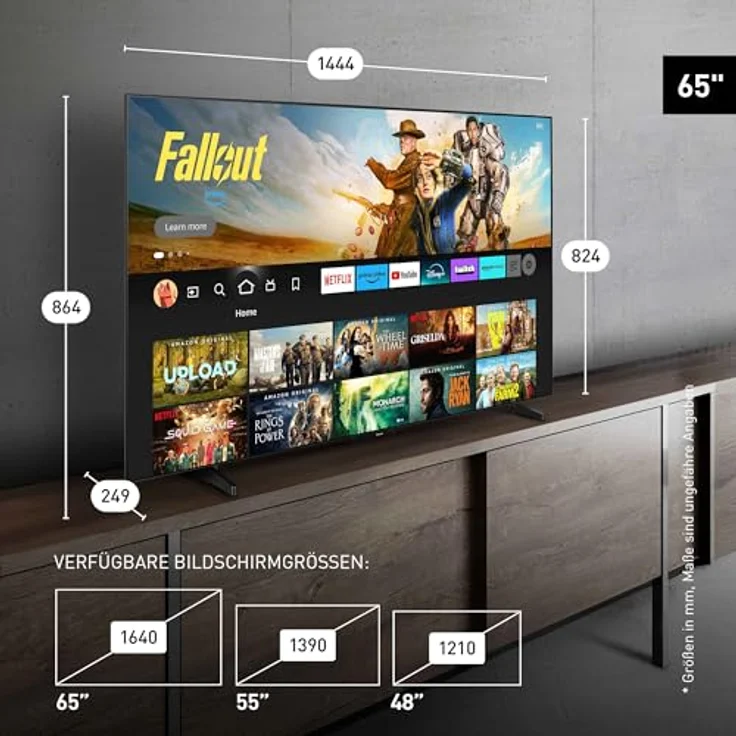 Panasonic Z80B 65" 4K OLED Fire TV mit HCX-Prozessor, Dolby Vision, Game Mode Extreme & Alexa-Steuerung – Bild 7