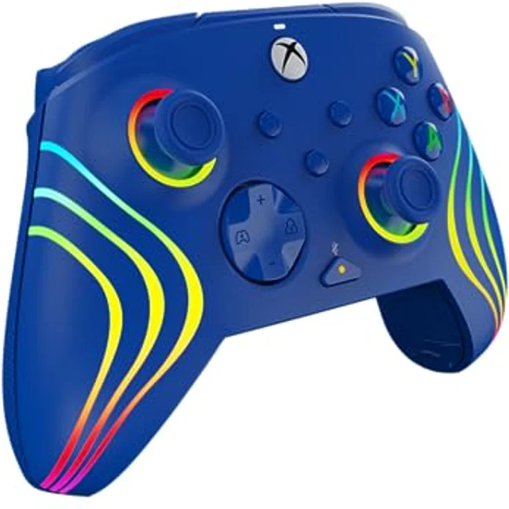 PDP Xbox Afterglow Wave Wired Controller Blue – Bild 3