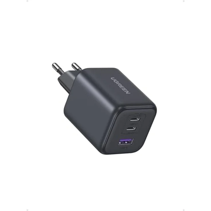 UGREEN 45W USB C Ladegerät 3-Port PPS Schnellladegerät, kompakt und leistungsstark für Galaxy S25 Ultra, iPhone 17 Pro Max, MacBook Air, mit GaN Technologie und umfassendem Ladeschutz – Bild 1
