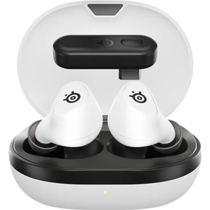 SteelSeries Arctis GameBuds für PlayStation – Wireless In Ear Gaming Kopfhörer – ANC/Transparenzmodus – Wasserbeständig IP55 – 40H Batterie – Drahtloses Laden – PS5, PC, Switch, Mobil – Bild 1