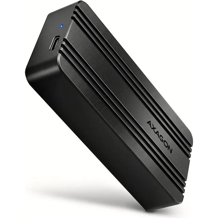 AXAGON EEM2-40G M.2-Gehäuse, USB4 40 Gbit/s, NVMe bis 2280, Aluminium - schwarz