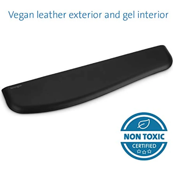 Kensington K52800WW ErgoSoft Handgelenkauflage (für flache Tastaturen, 445 x 101 x 10 mm) schwarz - Preisvergleich – Bild 6