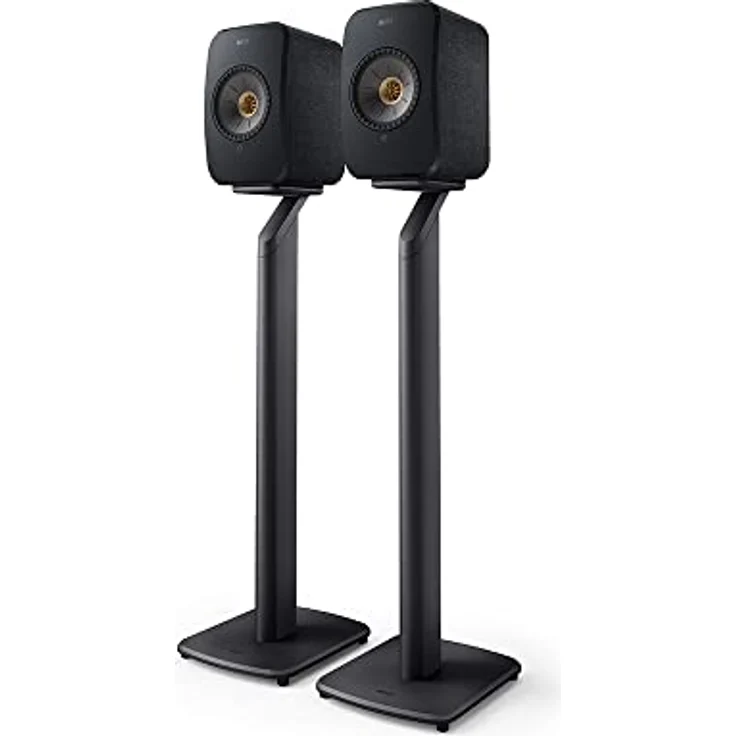 KEF S1 Standfuß für LSX- und LSX II-Aktivlautsprecher, Paar, Grau, mit integriertem Kabelmanagement und einstellbaren Gummifüßen – Bild 1