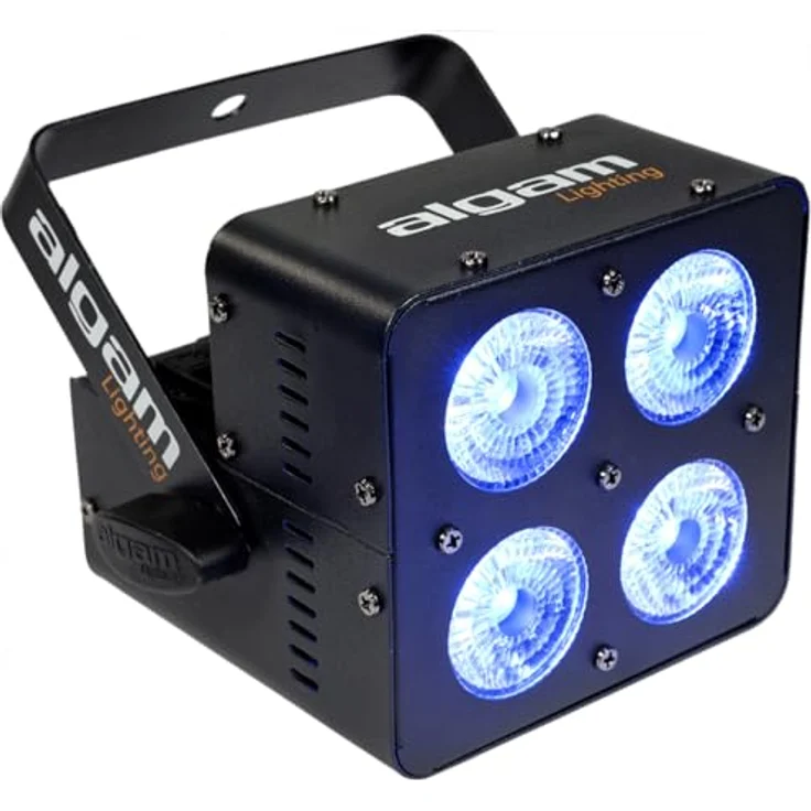 ALGAM LIGHTING PAR 410 QUAD, LED Projektor mit 4 x 10 W RGBW, 8 DMX-Kanälen, IP20, 125 x 125 x 110 mm – Bild 2