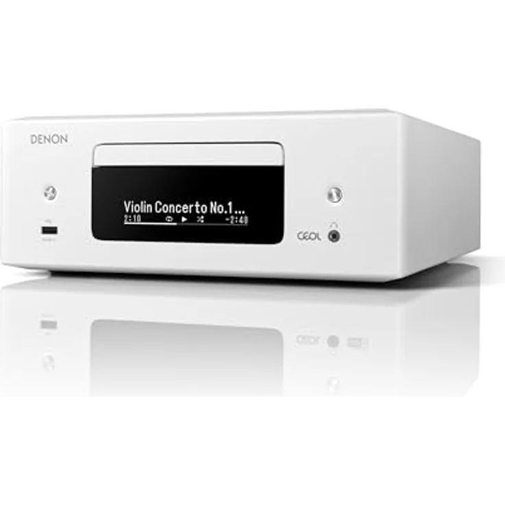 Denon RCD-N12DAB Kompaktanlage, HiFi Verstärker, CD-Player, Internetradio, Musikstreaming, HEOS Multiroom, Bluetooth und WLAN, AirPlay 2, Alexa Kompatibel, 2 Optische TV-Eingänge, DAB+ Radio – Bild 2