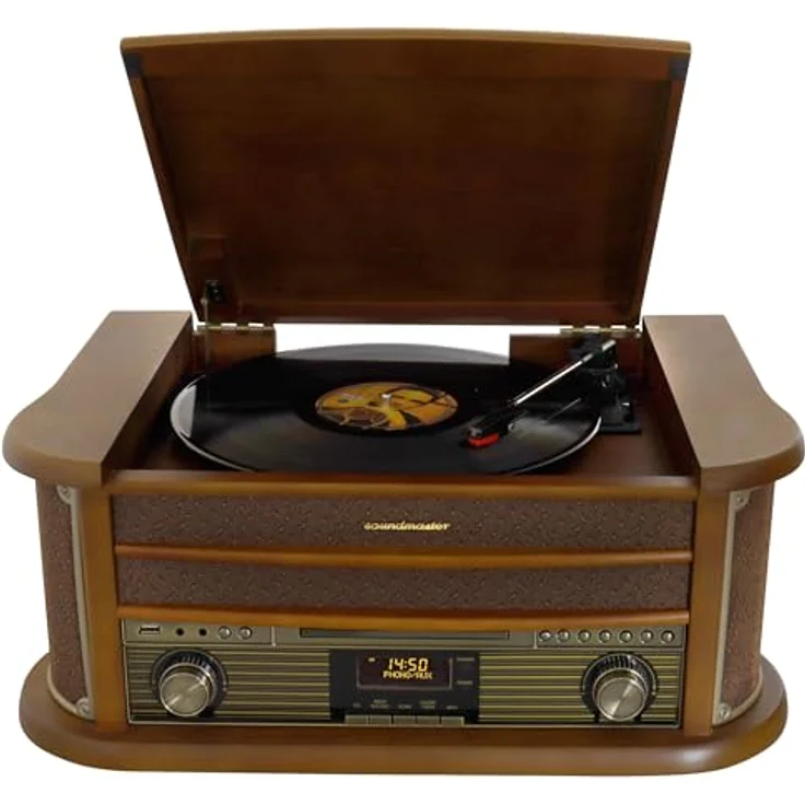 SOUNDMASTER Nostalgie Stereoanlage NR565DAB – Bild 3