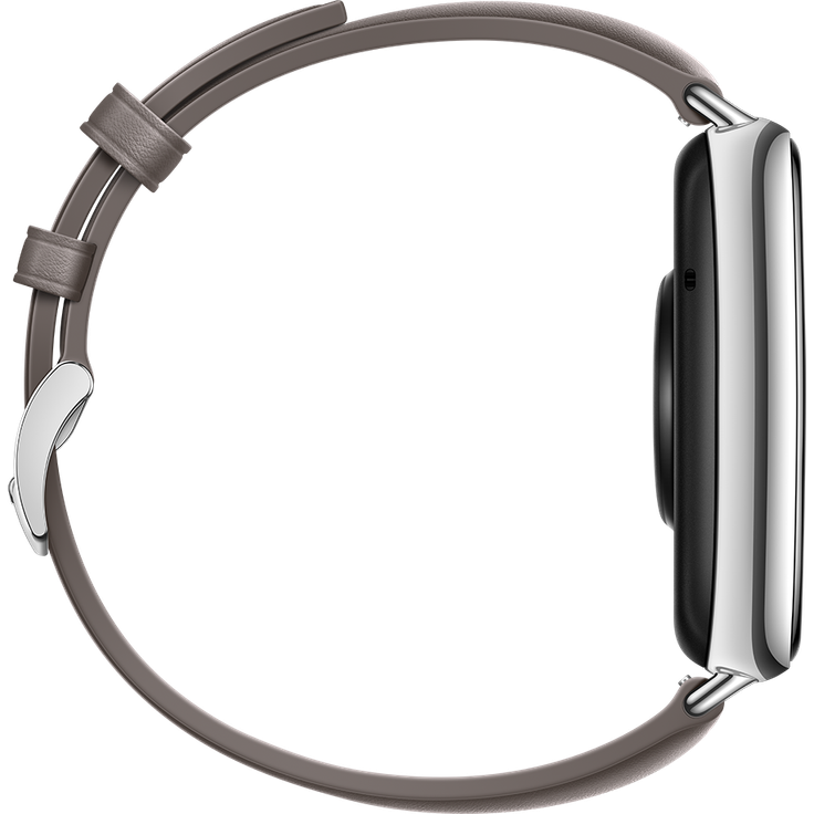 Huawei Watch Fit 2 Classic Edition Smartwatch GPS, Unisex, 44,2mm, Lederarmband, Nebula Gray – Bild 4