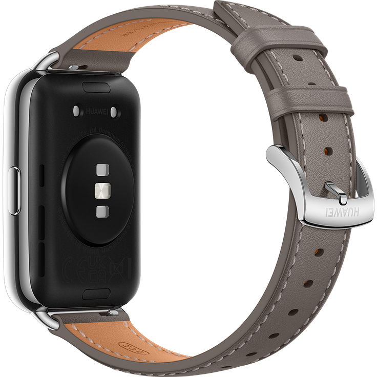 Huawei Watch Fit 2 Classic Edition Smartwatch GPS, Unisex, 44,2mm, Lederarmband, Nebula Gray – Bild 6