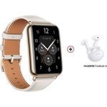 Huawei Watch Fit 2 Classic Edition Moon White Smartwatch + FreeBuds 4i Bundle