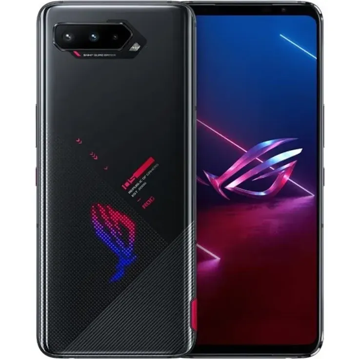 Asus ROG Phone 5s 5G Smartphone 17,22cm (6,78 Zoll) AMOLED-Display, 256GB interner Speicher, Dual-SIM, Android 11, Phantom Black