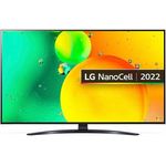 LG 50NANO766QA 126 cm (50 Zoll) NanoCell Smart TV (Ultra HD, HDR, Direct LED) HD-Triple-Tuner (Sat, Antenne, Kabel) Modelljahr 2022 Energieklasse G (EU-Modell) - Preisvergleich