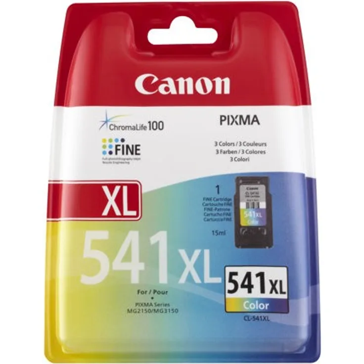 Canon CL-541XL - Druckerpatrone - 1 x Farbe (Cyan, Magenta, Gelb) - Blister mit Diebstahlsicherung - für PIXMA MG2150, MG2250, MG3150, MG3250, MG4150, MG4250, MX375, MX435, MX515 (5226B004)