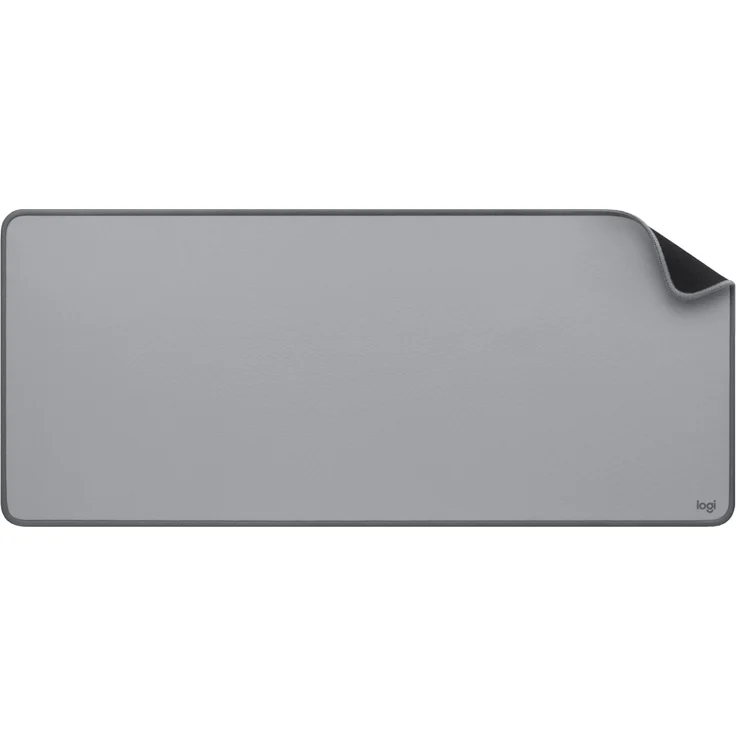 Logitech Desk Mat - Studio Series, Multifunktionale große Unterlage, Erweiterte Mausmatte, Anti-Rutsch, Grau – Bild 1