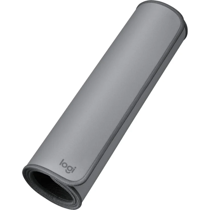 Logitech Desk Mat - Studio Series, Multifunktionale große Unterlage, Erweiterte Mausmatte, Anti-Rutsch, Grau – Bild 5