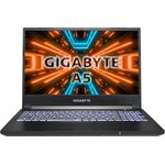 Gigabyte A5 K1-ADE1130SD Gaming-Laptop - 15,6 Zoll, Full HD, AMD Ryzen 5 5600H, 16GB RAM, 512GB SSD, NVIDIA GeForce RTX 3060, ohne Betriebssystem (A5 K1-ADE1130SD)