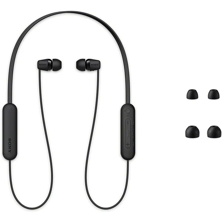 Sony WI-C100 (2022) In-Ear-Kopfhörer, IPX44, schwarz – Bild 3