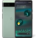 Google Pixel 6a 5G Smartphone 15,49cm (6,1 Zoll) OLED-Display, 128GB interner Speicher, 6GB RAM, Dual-SIM, Android 12, Sage