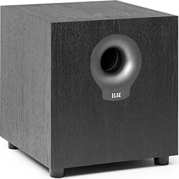 ELAC Debut S10.2 Subwoofer Schwarz dekor Subwoofer schwarz – Bild 1