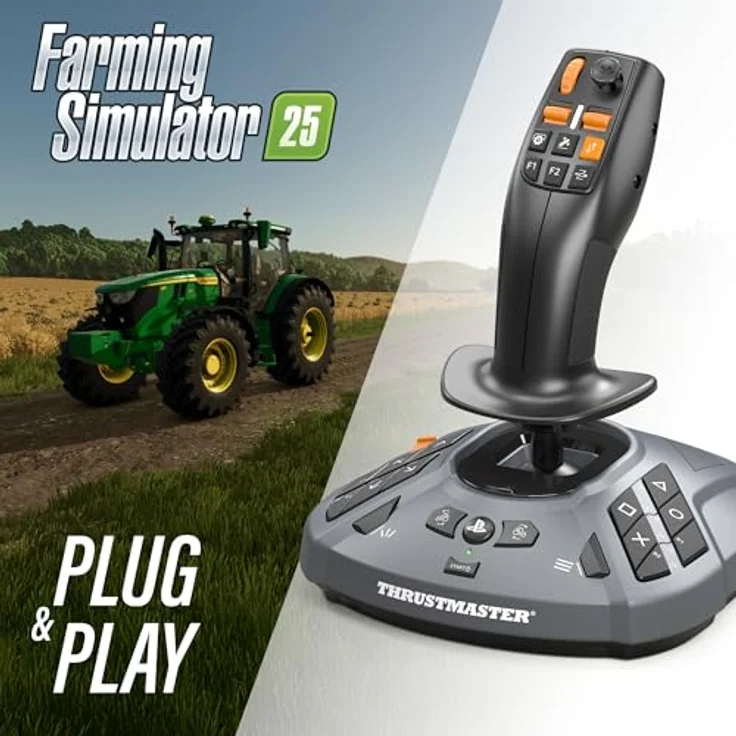 Thrustmaster SIMTASK FARMSTICK, Joystick für Farming- und Bausimulationen mit 3 x 16-Bit-Richtungsachsen und H.E.A.R.T Magnetsensoren – Bild 7