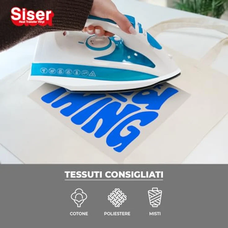 Siser Fluo Transferfolie, PVC-frei für Cad-Cut Anwendungen, Schnittbreite 30 cm, Blau – Bild 4