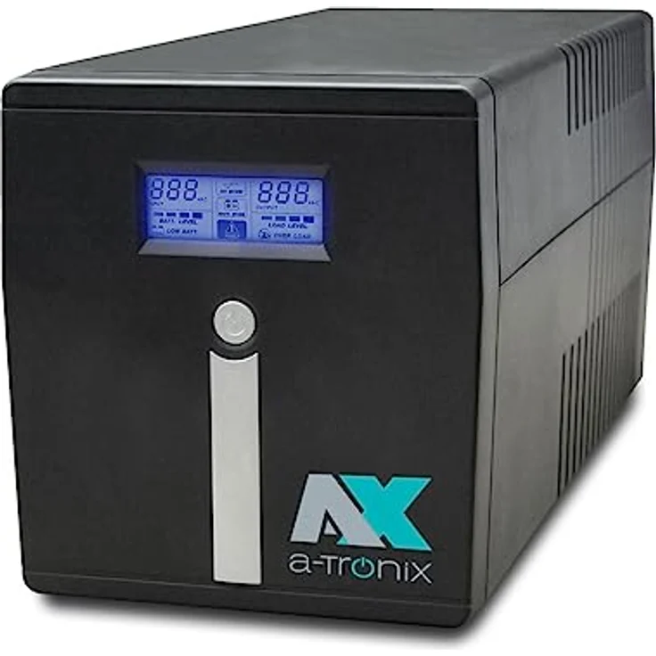 A-TroniX UPS Backup Pure 1000VA, Line-Interactive USV, 1000VA, 700W, LCD-Display