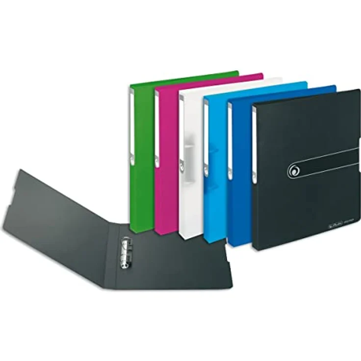 Herlitz Aktenordner Herlitz Ringbuch / DIN A4 / 16mm Füllhöhe / aus PP / Farbe: opak beere – Bild 5