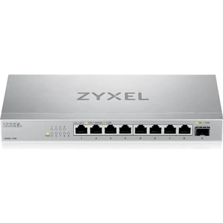 Zyxel 8-Port 2.5G Multi-Gig Unmanaged Switch mit 1 x 10G SFP+ | Tisch- oder Wandmontage [XMG-108] – Bild 3