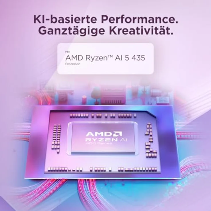 LENOVO Yoga 7 2-in-1 14AGP11 Copilot+ PC, 14 Zoll WUXGA Touchscreen, AMD Ryzen™ AI 5 435, 16 GB RAM, 512 GB SSD, Windows 11 Home, Muschelfarbe – Bild 6