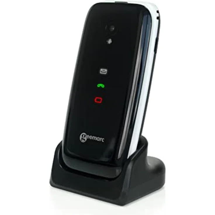 Geemarc CL8700 - Verstärktes 4G Klapphandy mit großen Tasten, SOS-Funktion und Speichertasten für ältere Menschen - Geeignet für Hörgeschädigte - Entsperrt und Bluetooth - Version DE – Bild 2