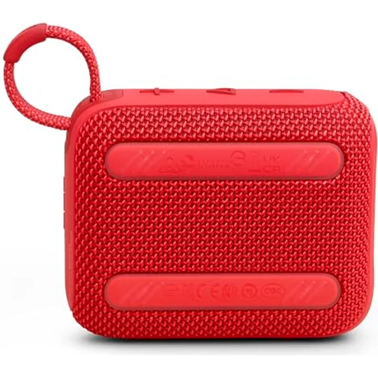 JBL Go 4 in Rot – Tragbare Bluetooth-Lautsprecher-Box Pro Sound, tiefem Bass und Playtime-Boost-Funktion – Wasserfest und staubfest – 7 h Laufzeit – Bild 4